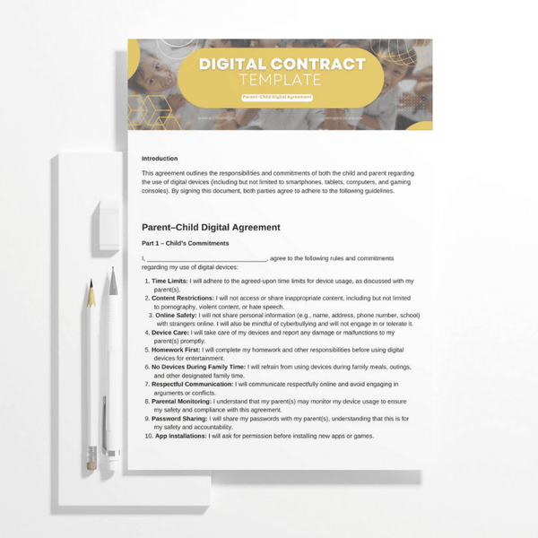 Screens & Socials – Digital Peace System™ - solodads