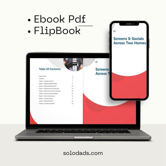 Screens. Socials. Two Homes. Protect your kids online — no drama, no battles. - solodads