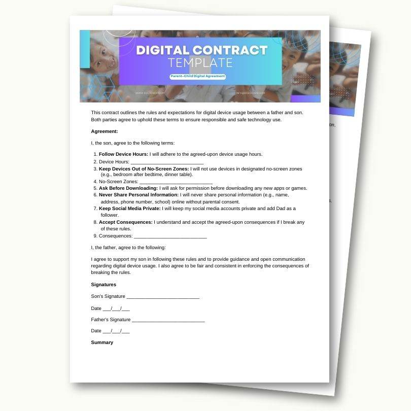 Screens. Socials. Two Homes. Protect your kids online — no drama, no battles. - solodads