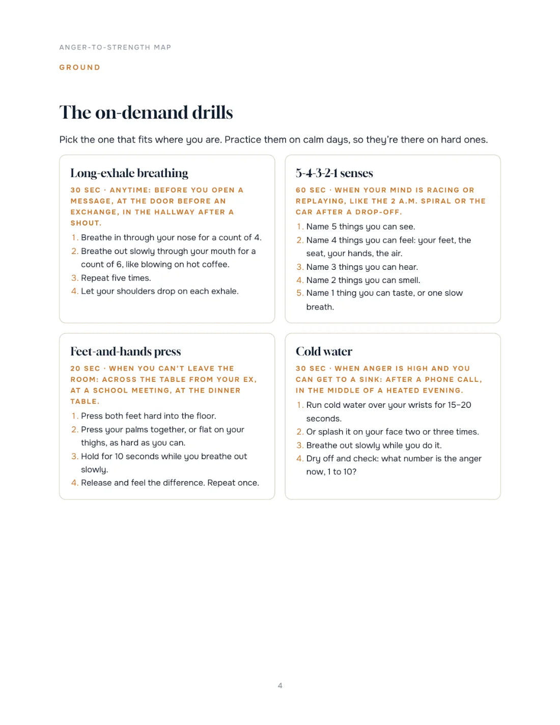 The on-demand drills